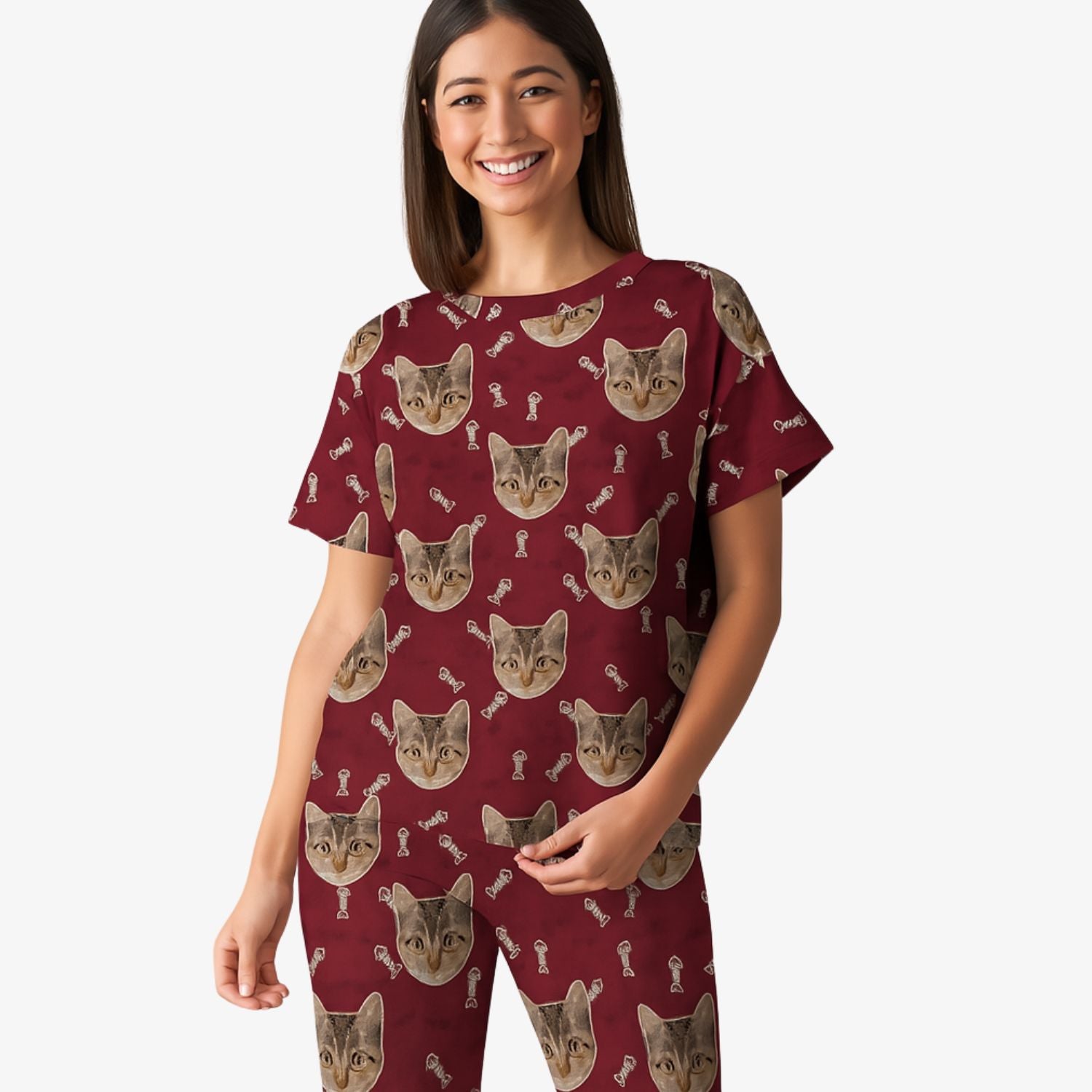 Your Cat Women's Personalised Pyjamas - Trouser Set