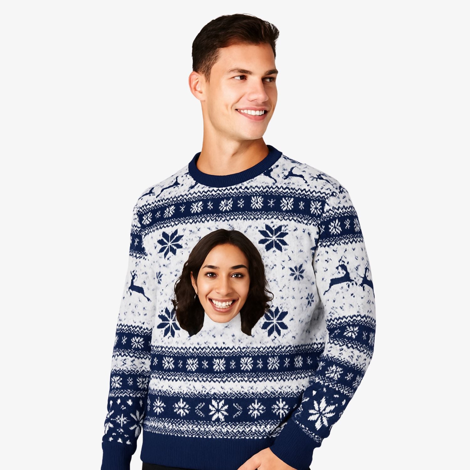 Your Face Big Personalised Christmas Jumper