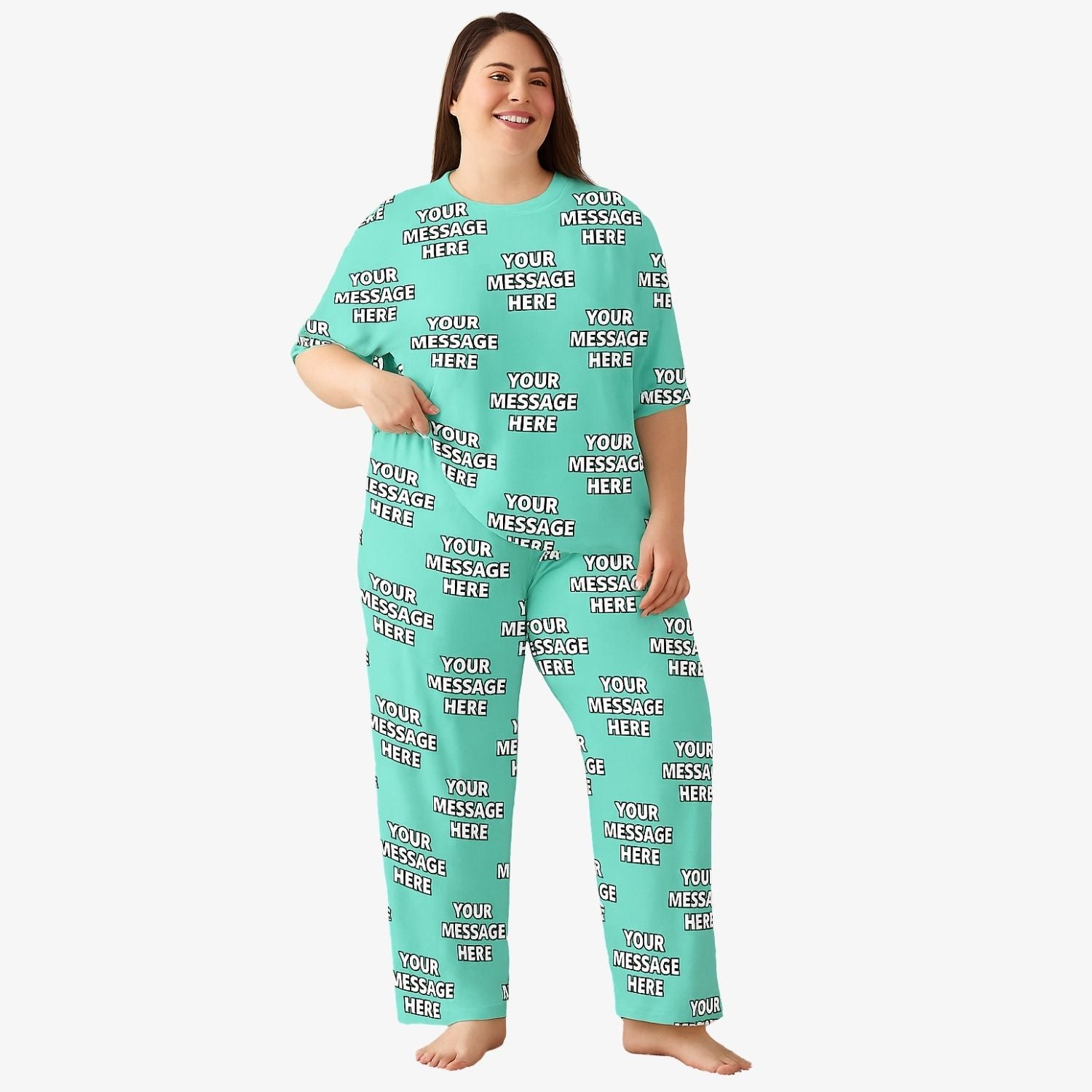 customisable pjs featuring your message