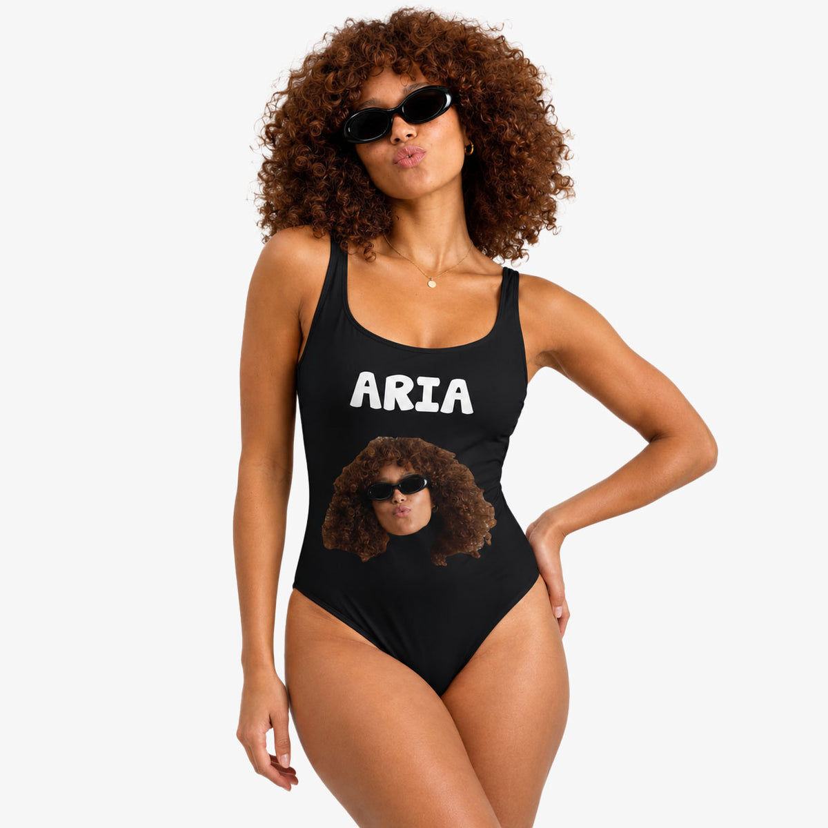 Your Name And Face Personalised Swimsuit