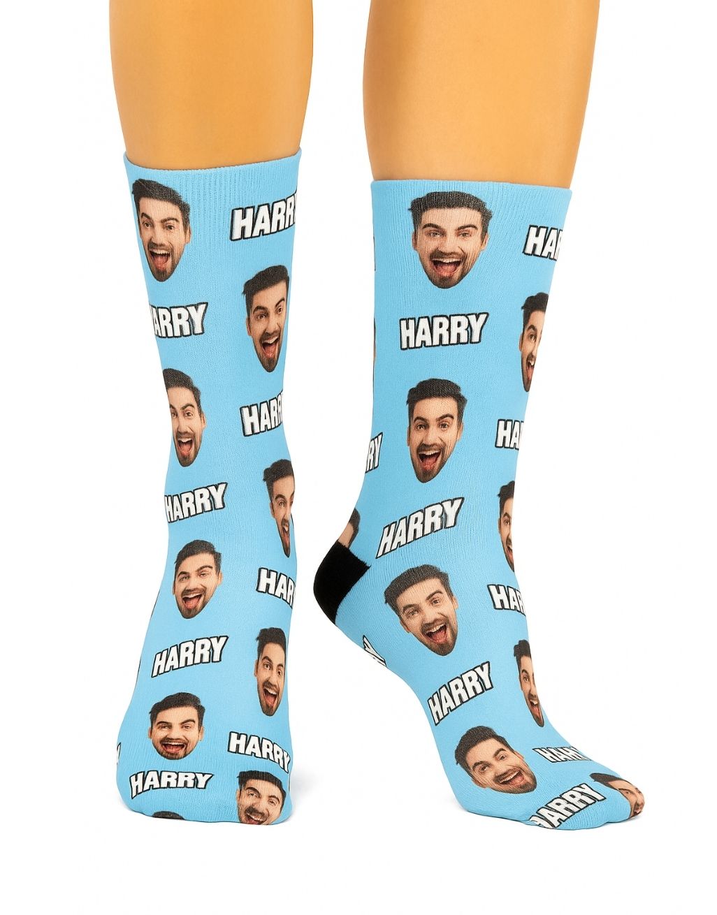 Your Name & Face Personalised Socks