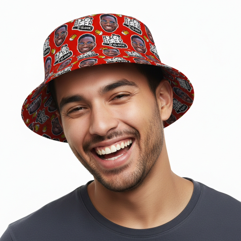 Beer O'Clock Custom Bucket Hat