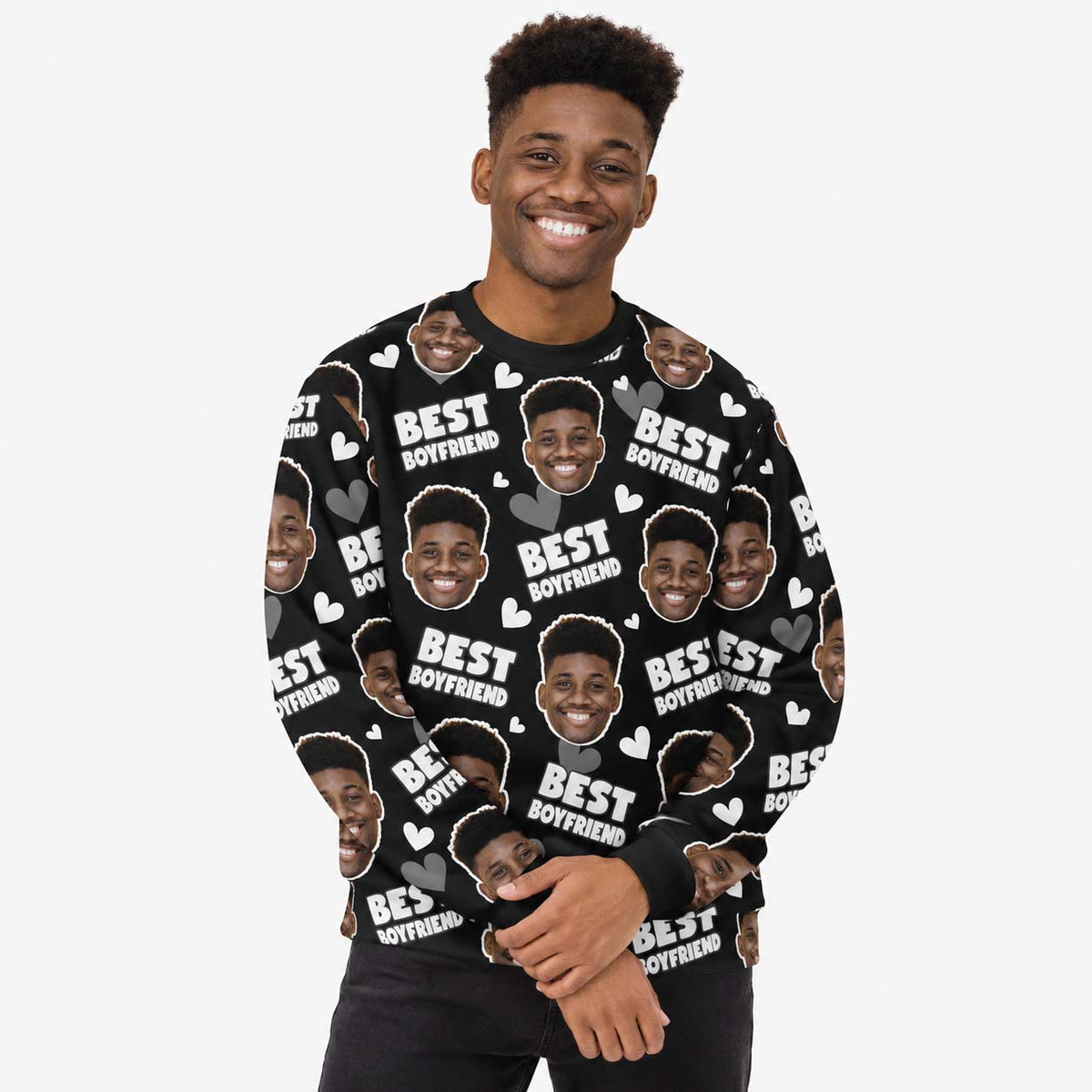 Best Boyfriend Personalised Sweatshirt
