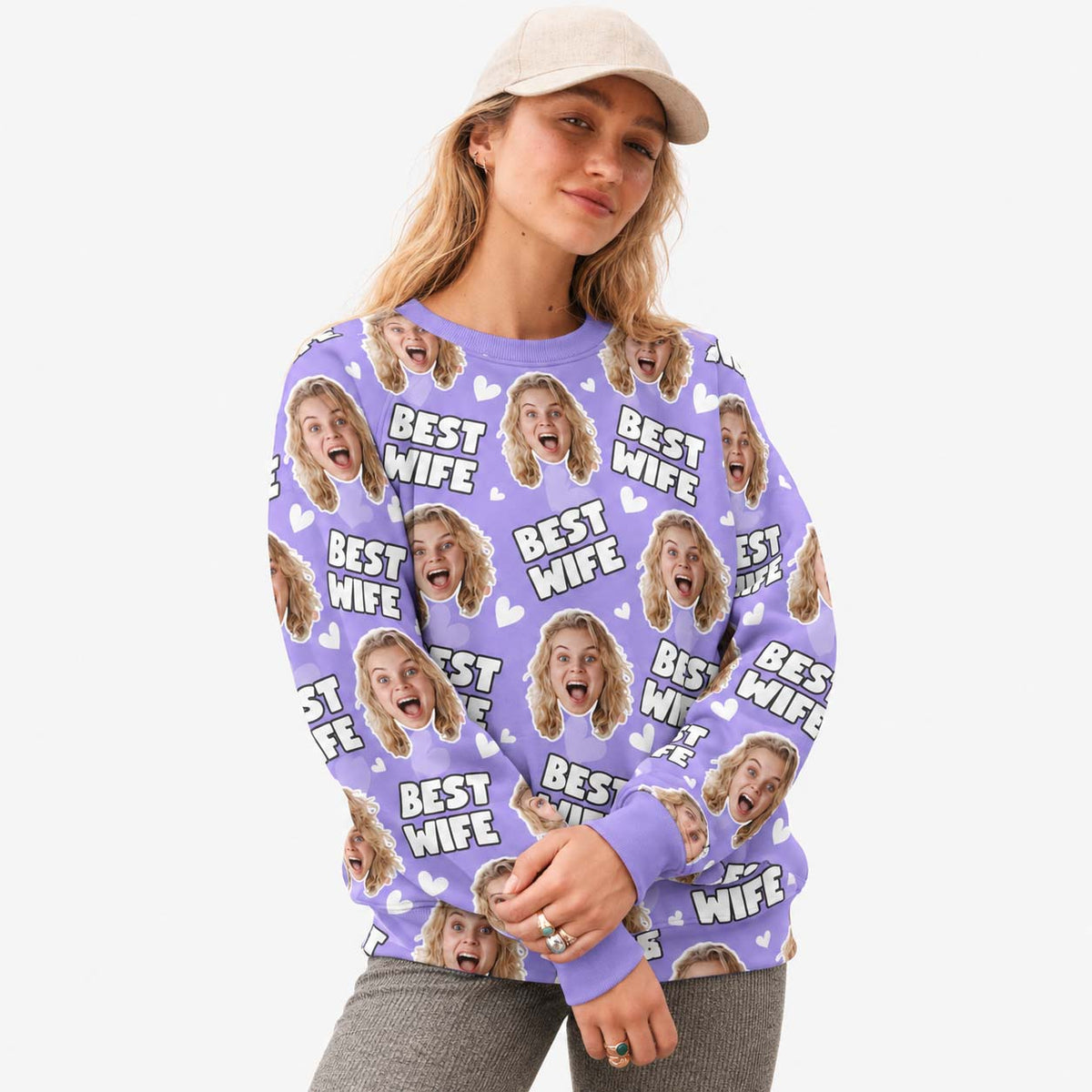 Best Wife Personalised Sweatshirt