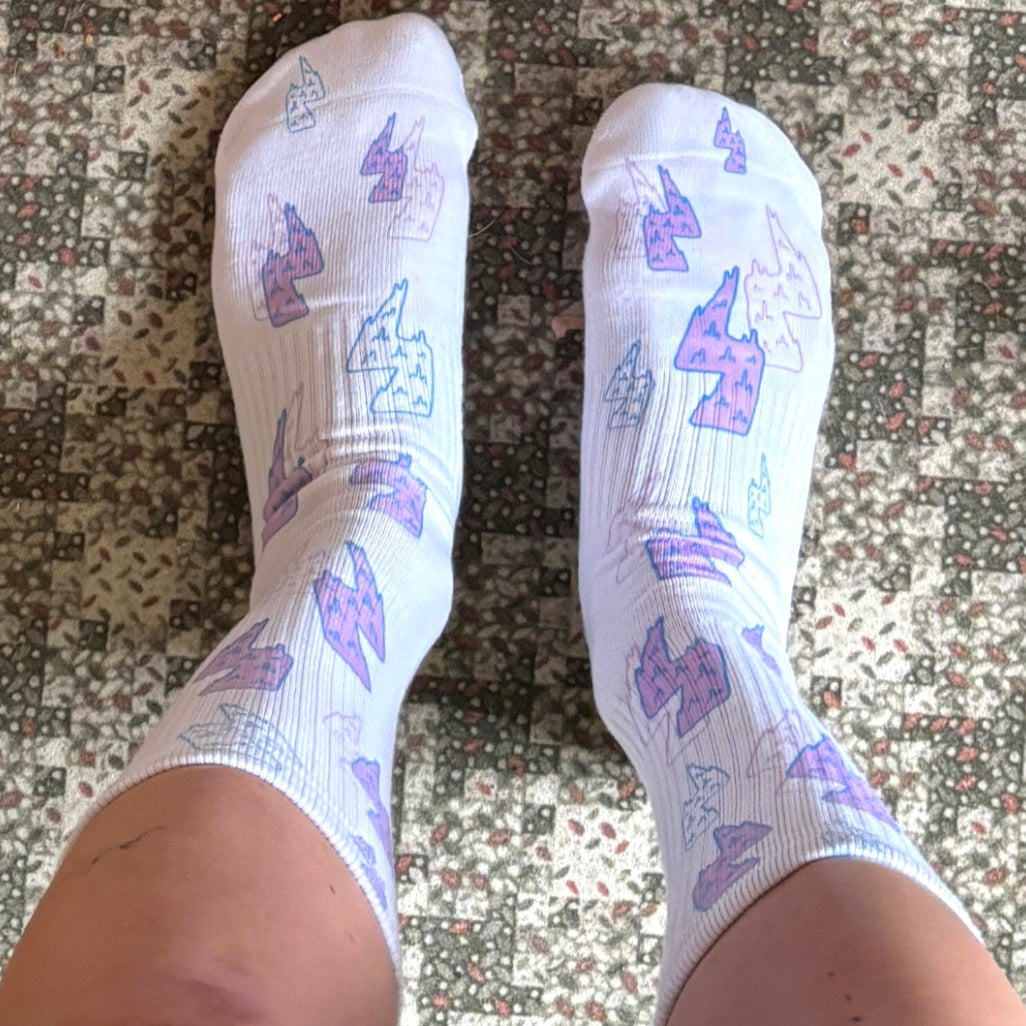 Melted Bolt Socks