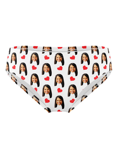 Face Hearts Swimming Trunks