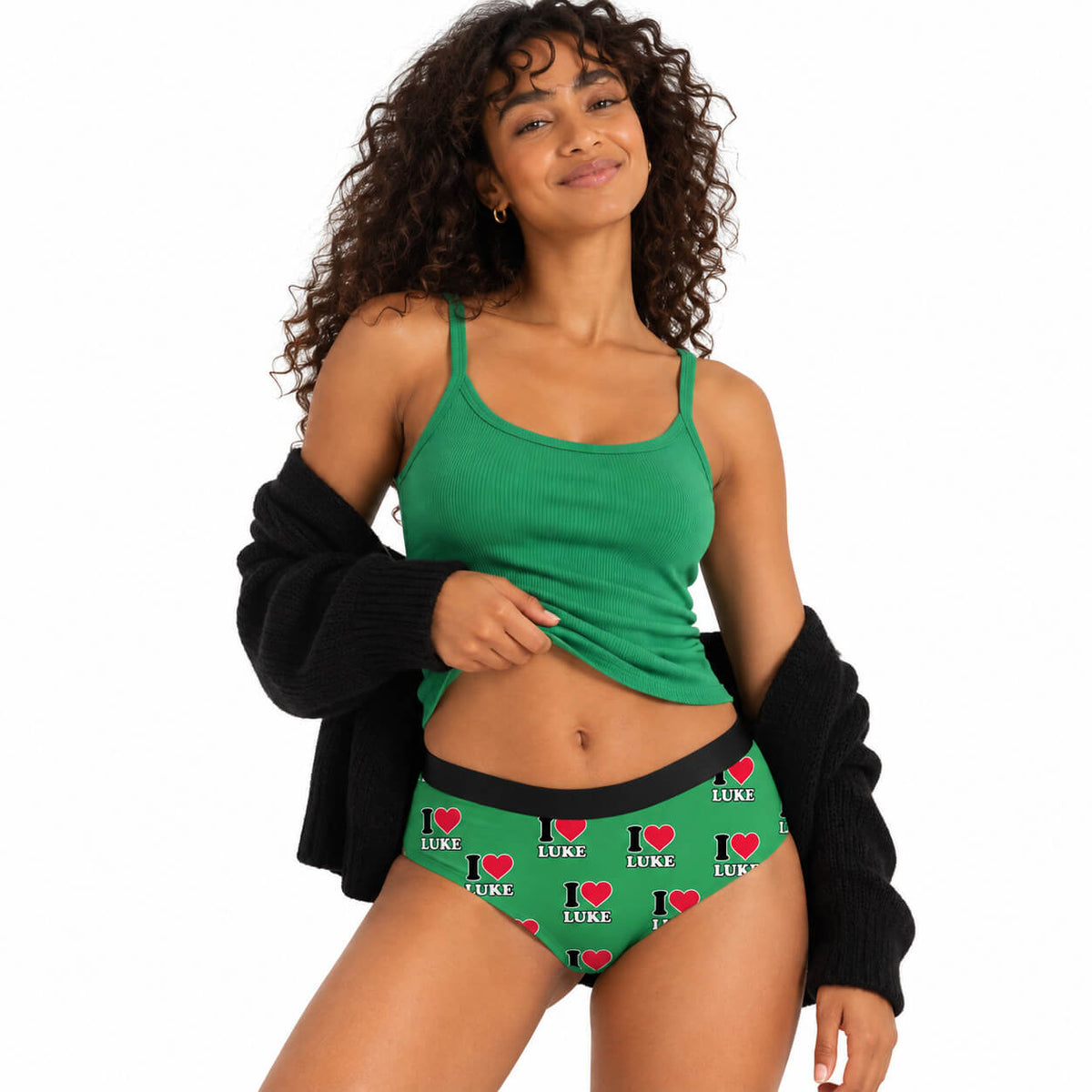 I Heart Name Personalised Knickers