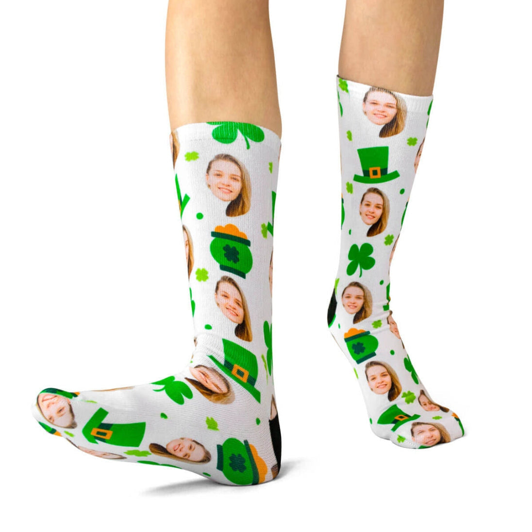 Luck of the Irish Face Socks