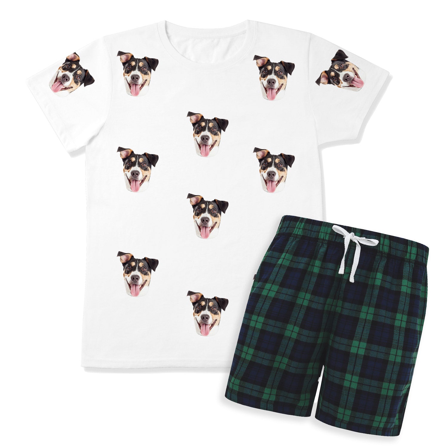 mens personalised dog pjs