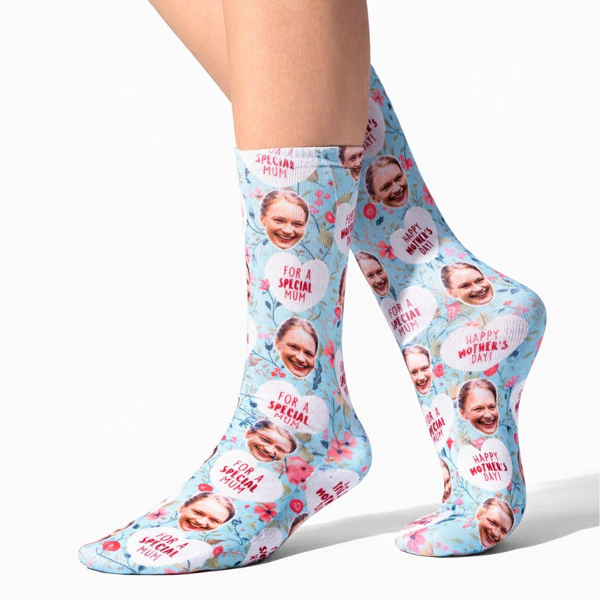 For a Special Mum Personalised Mothers Day Socks
