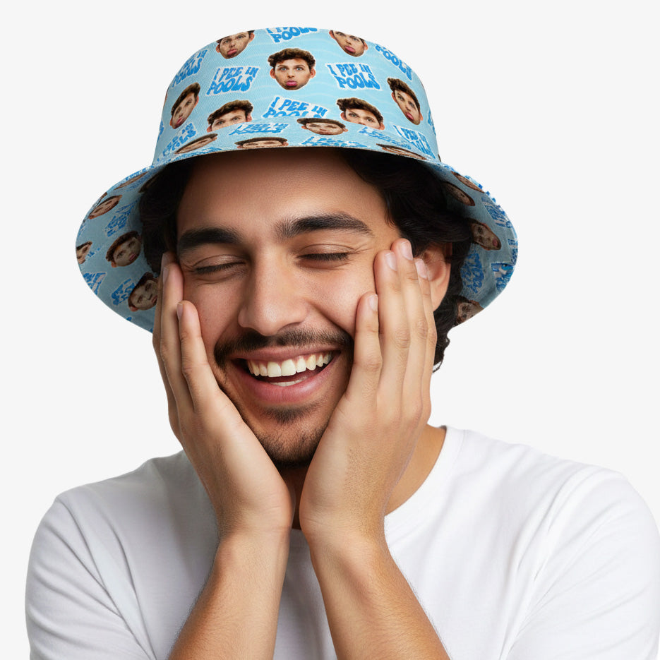 I Pee In Pools Custom Bucket Hat