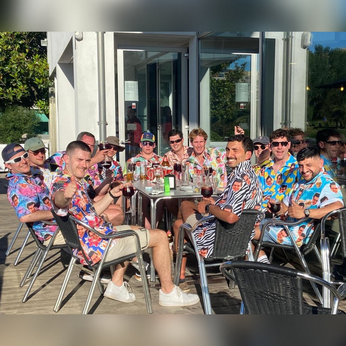 Retro Pattern Personalised Hawaiian Shirt Shorts Set