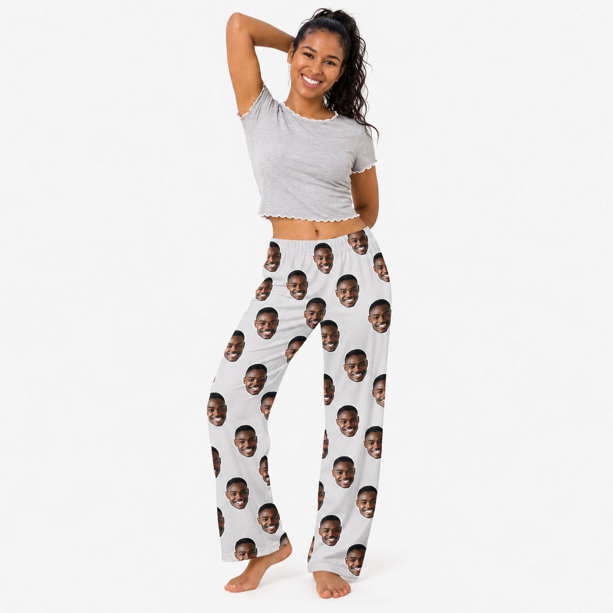 Your Face Women's Personalised PJ Bottoms