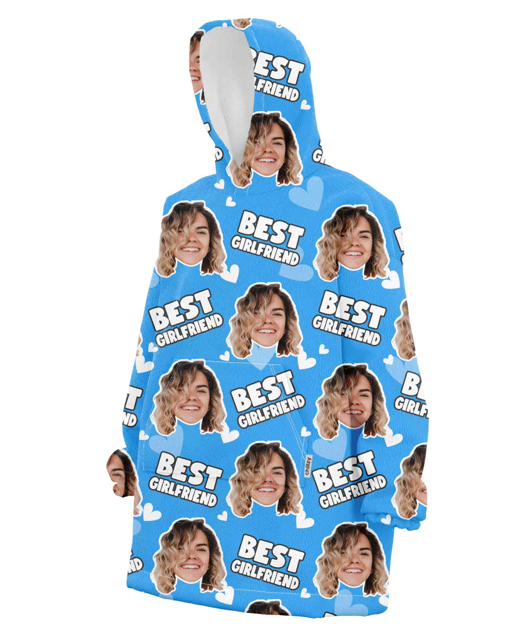 Best Girlfriend Hoodie Blanket