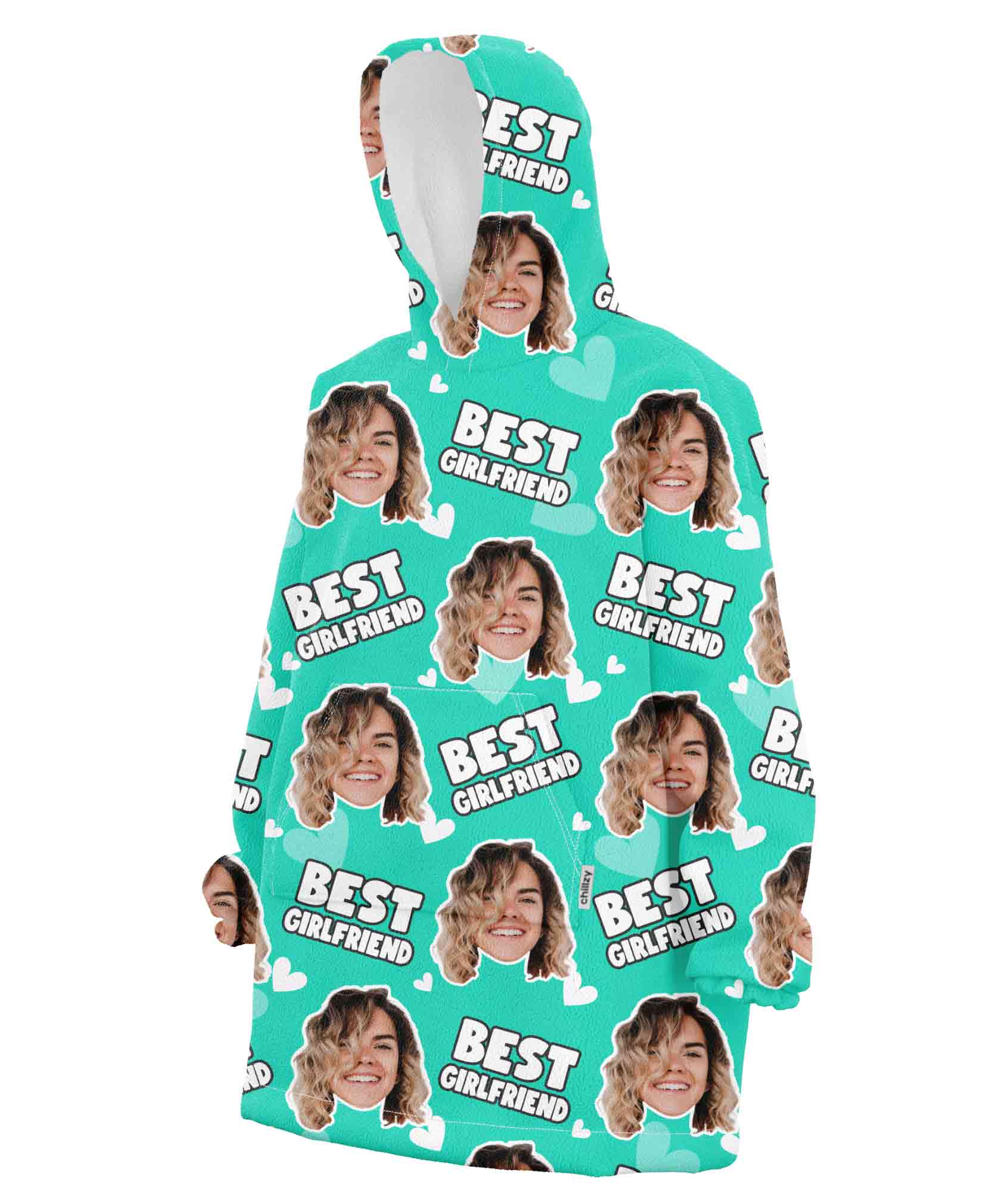 Best Girlfriend Hoodie Blanket