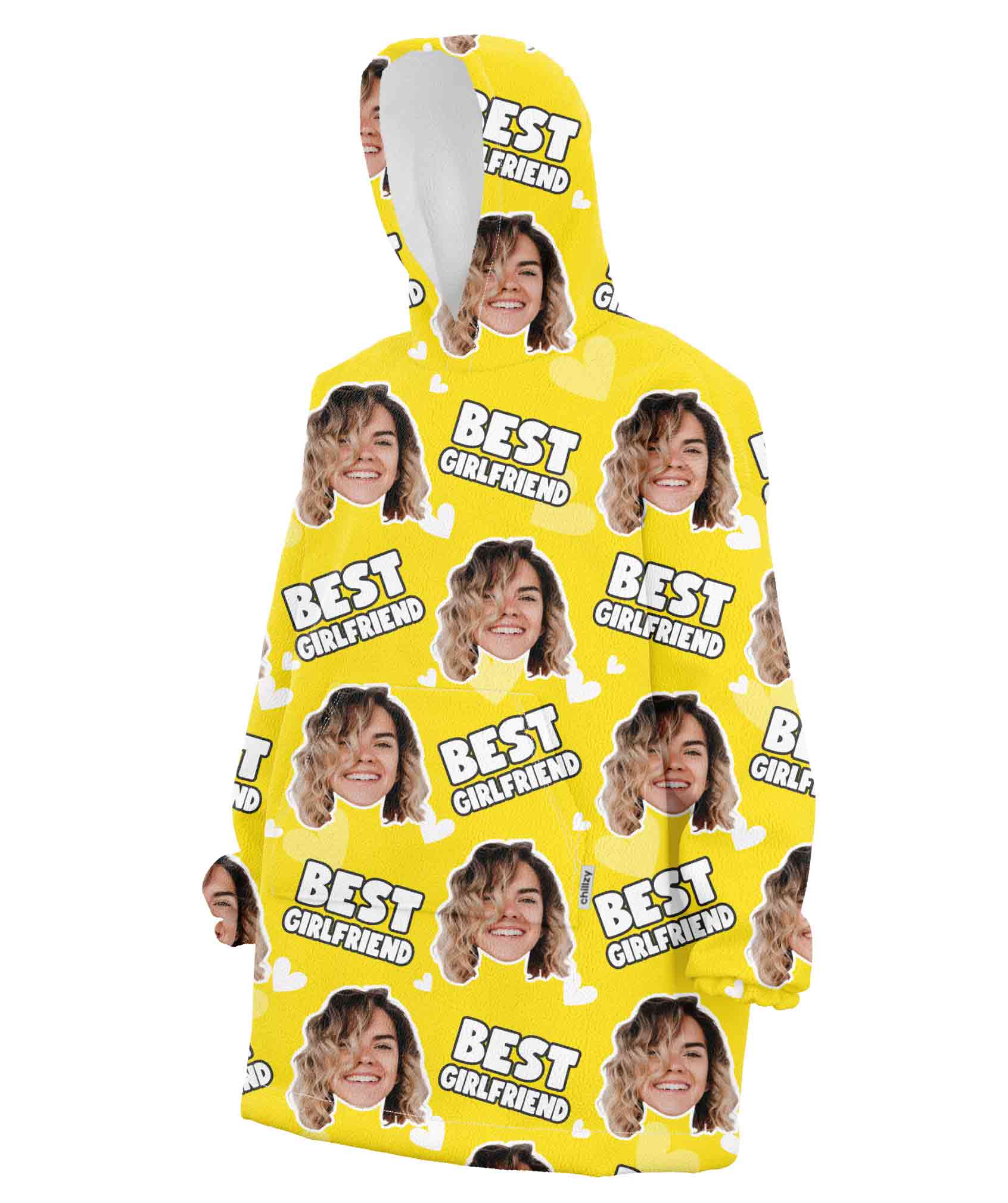 Best Girlfriend Hoodie Blanket