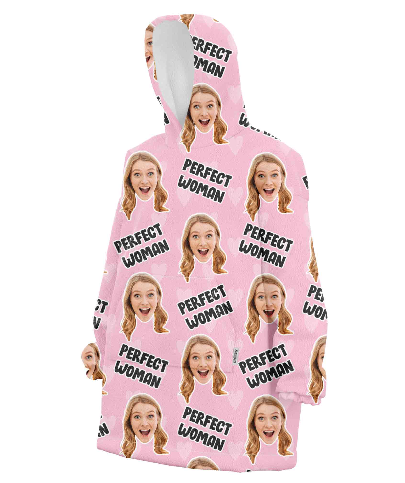 Perfect Woman Hoodie Blanket