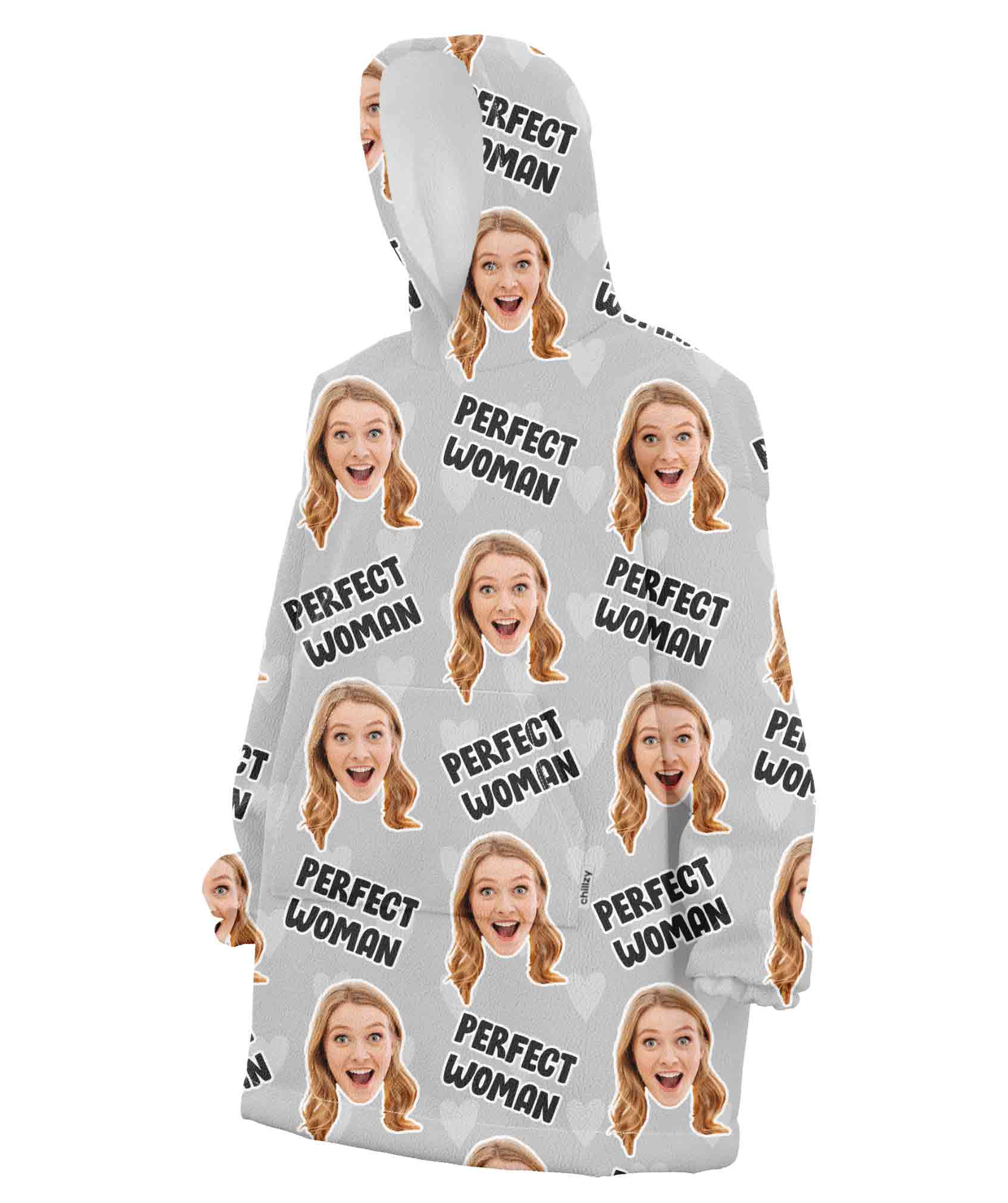Perfect Woman Hoodie Blanket