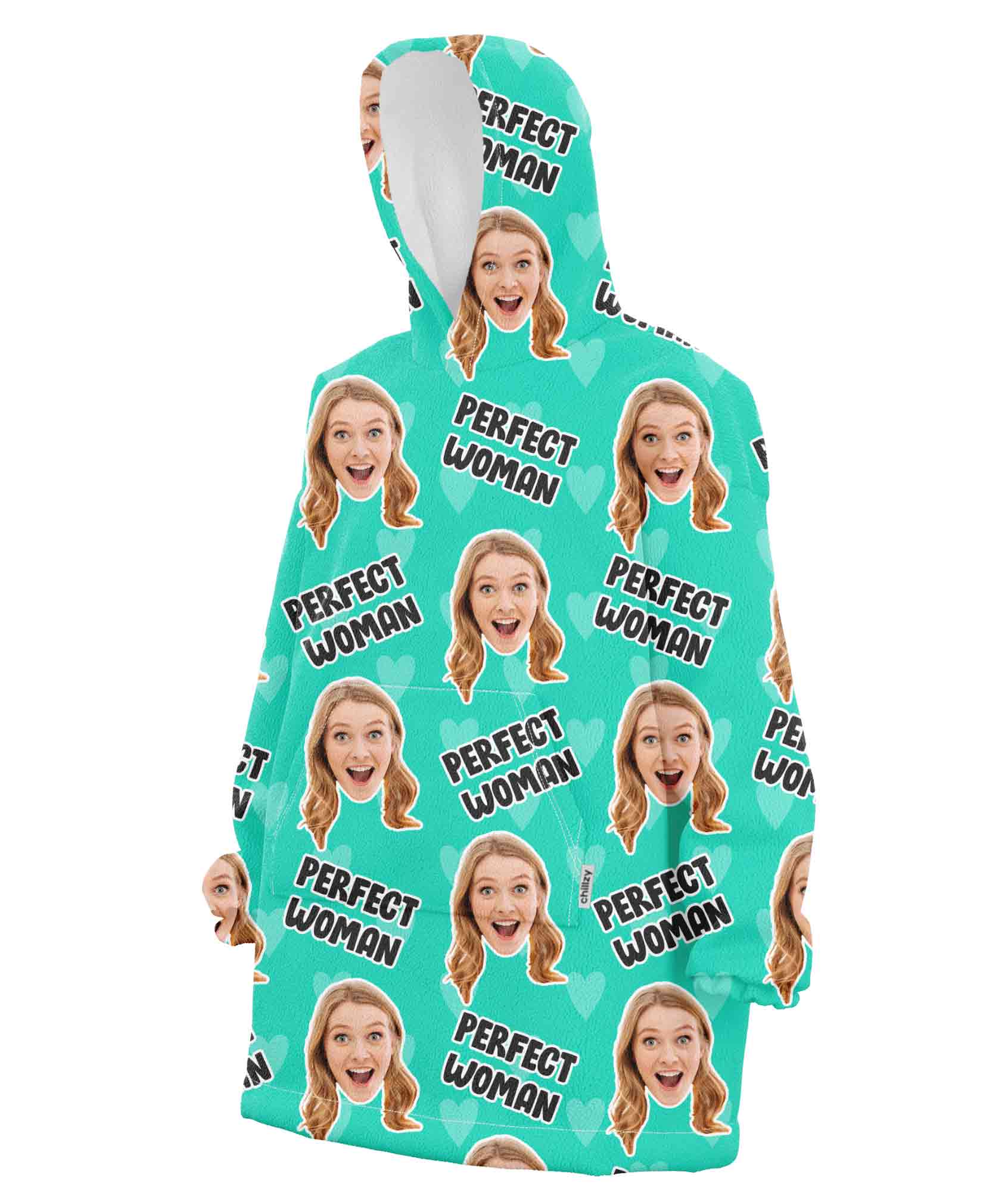 Perfect Woman Hoodie Blanket
