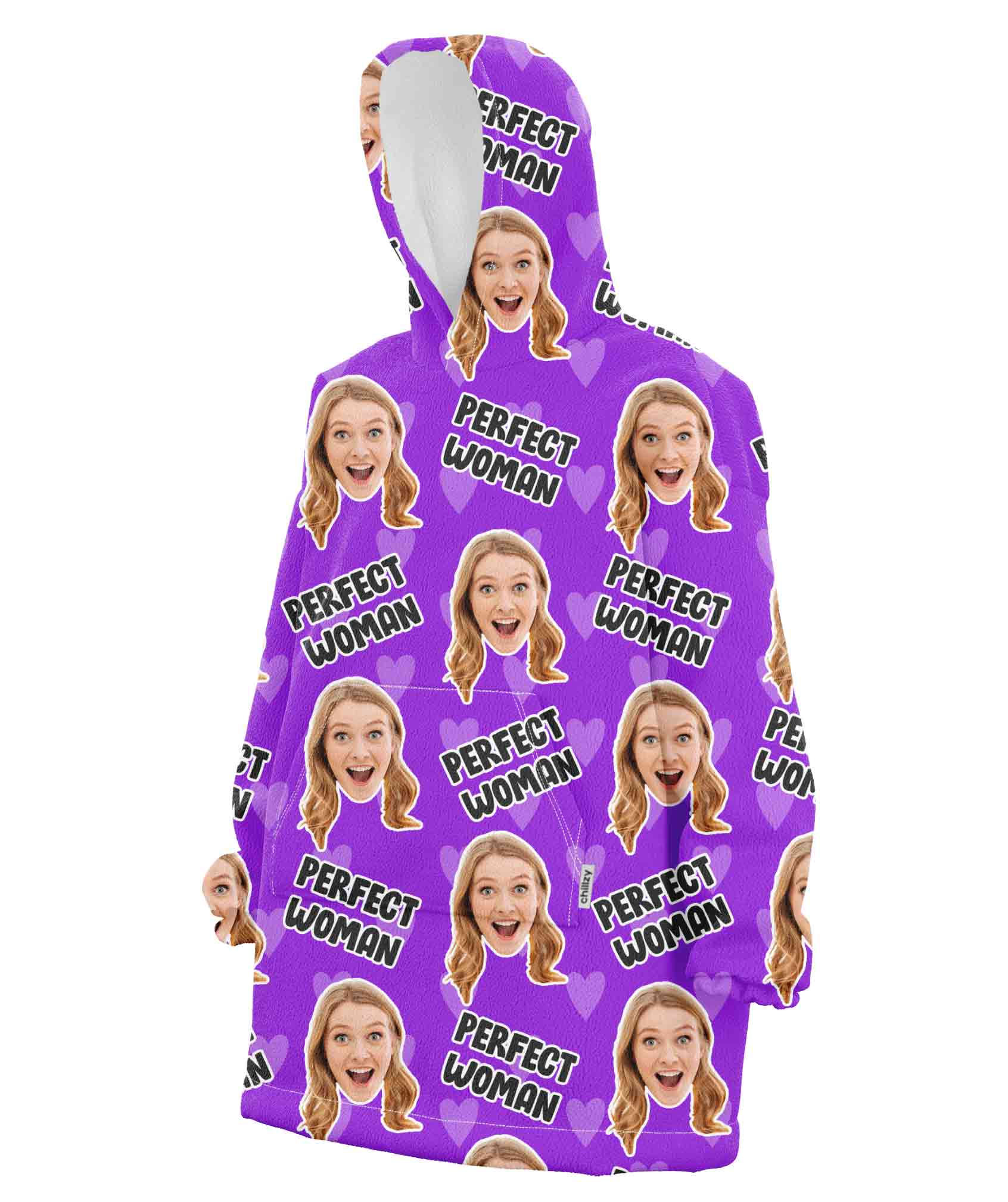 Perfect Woman Hoodie Blanket