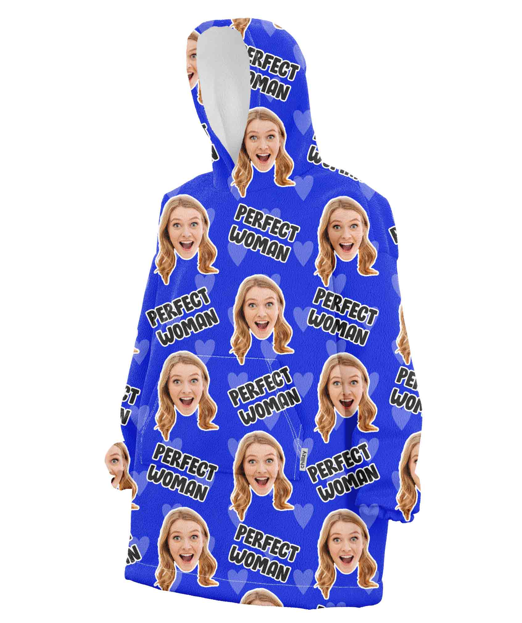 Perfect Woman Hoodie Blanket