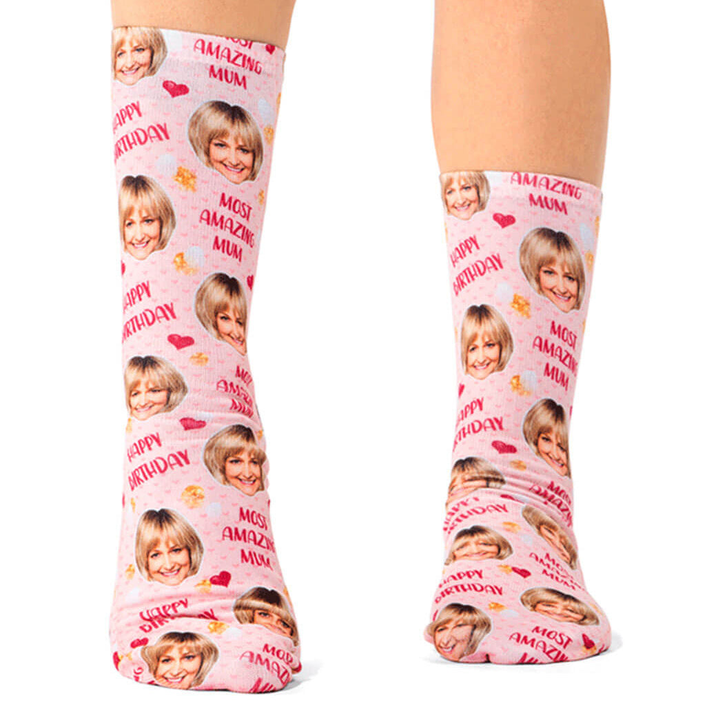 Amazing Mum Birthday Socks
