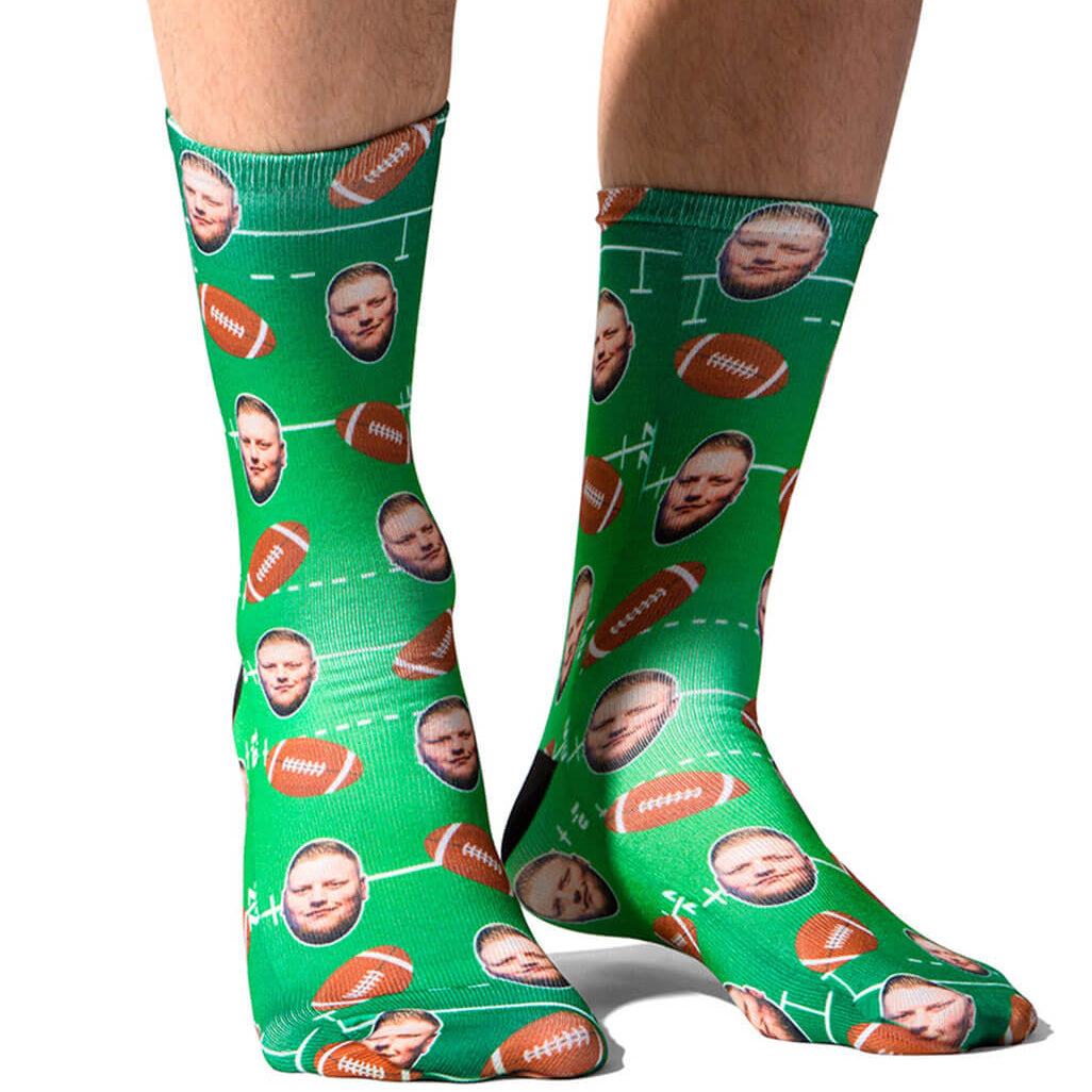American Football Face Socks