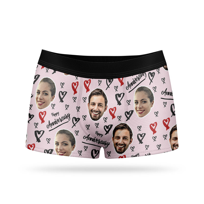 Happy Anniversary Photo Boxers