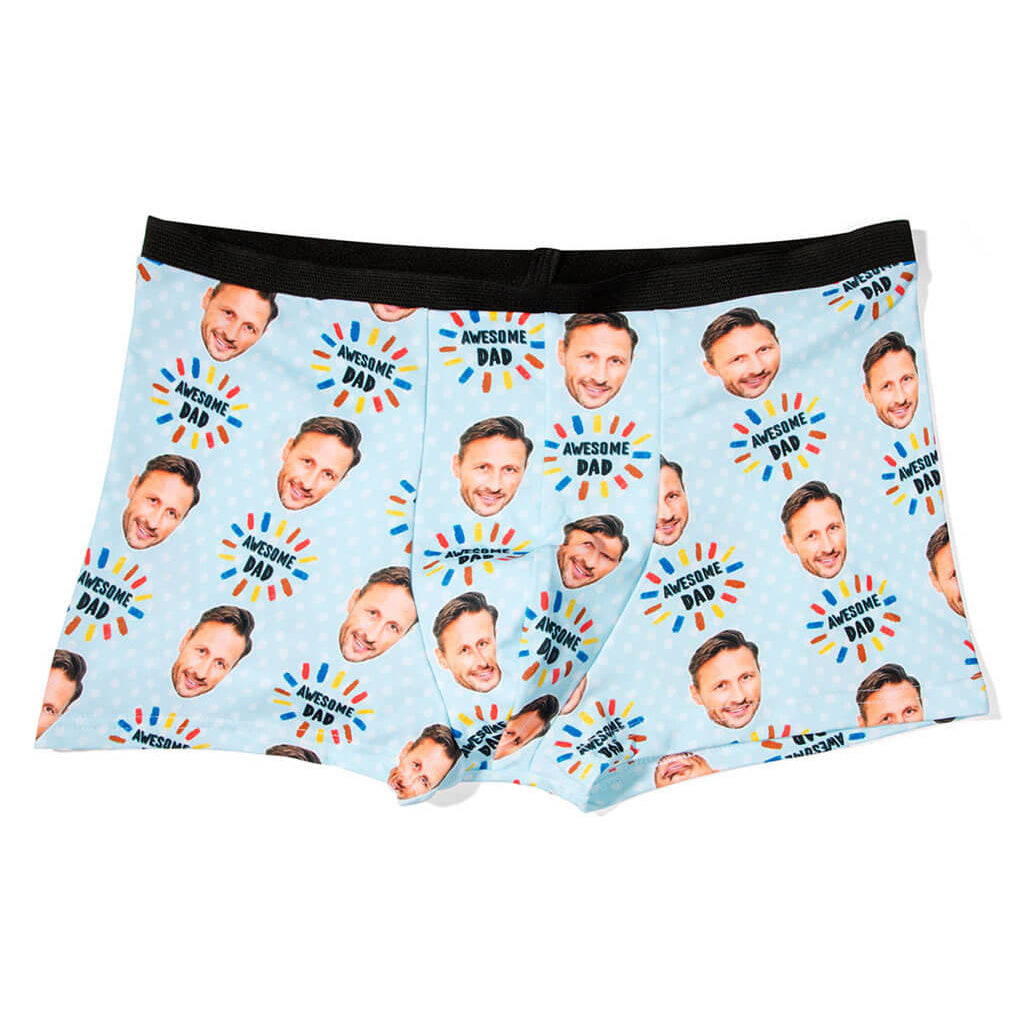 Awesome Dad Personalised Boxers