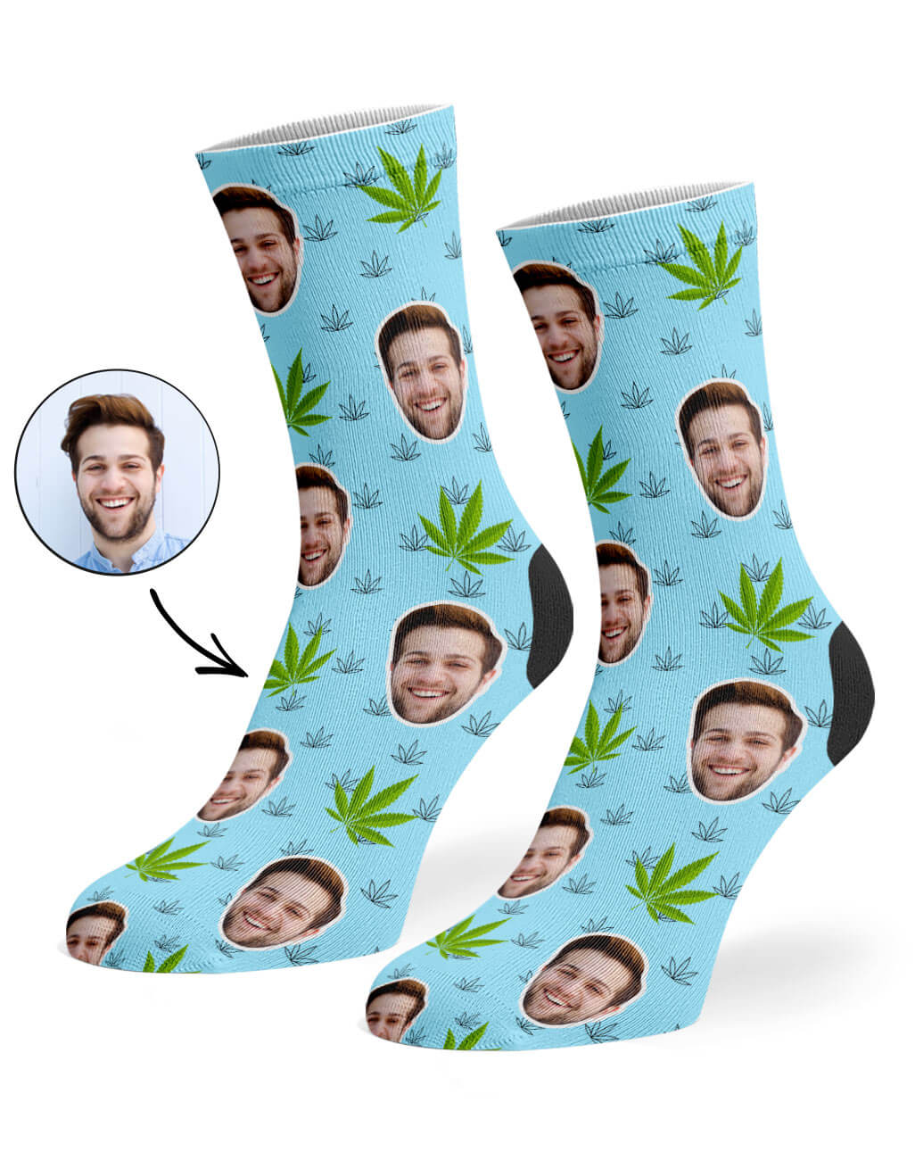 Personalised Marijuana Socks