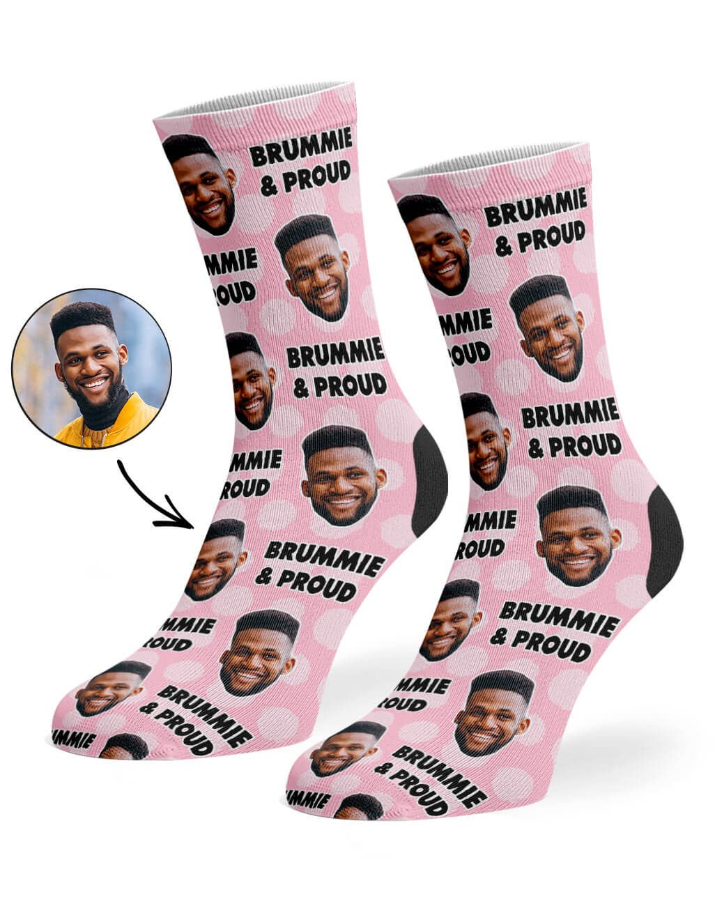 Brummie & Proud Photo Socks