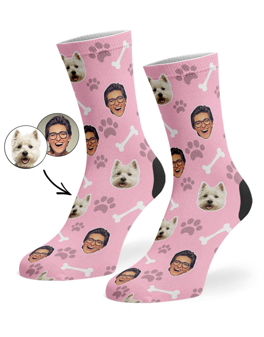 Custom Dog & Owner Socks