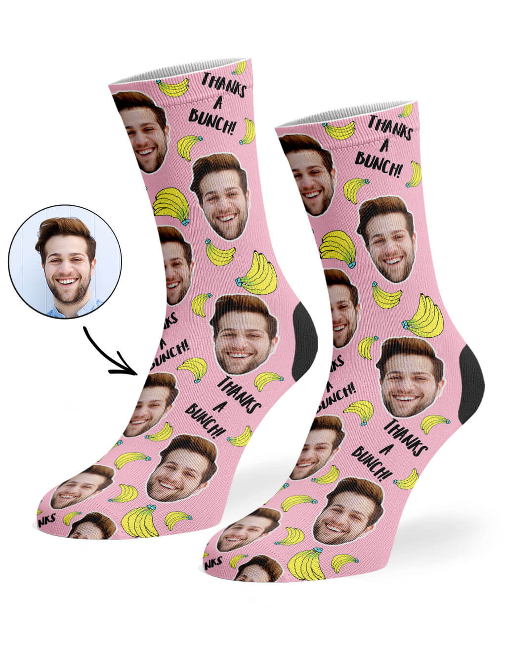 Thanks A Bunch Photo Socks