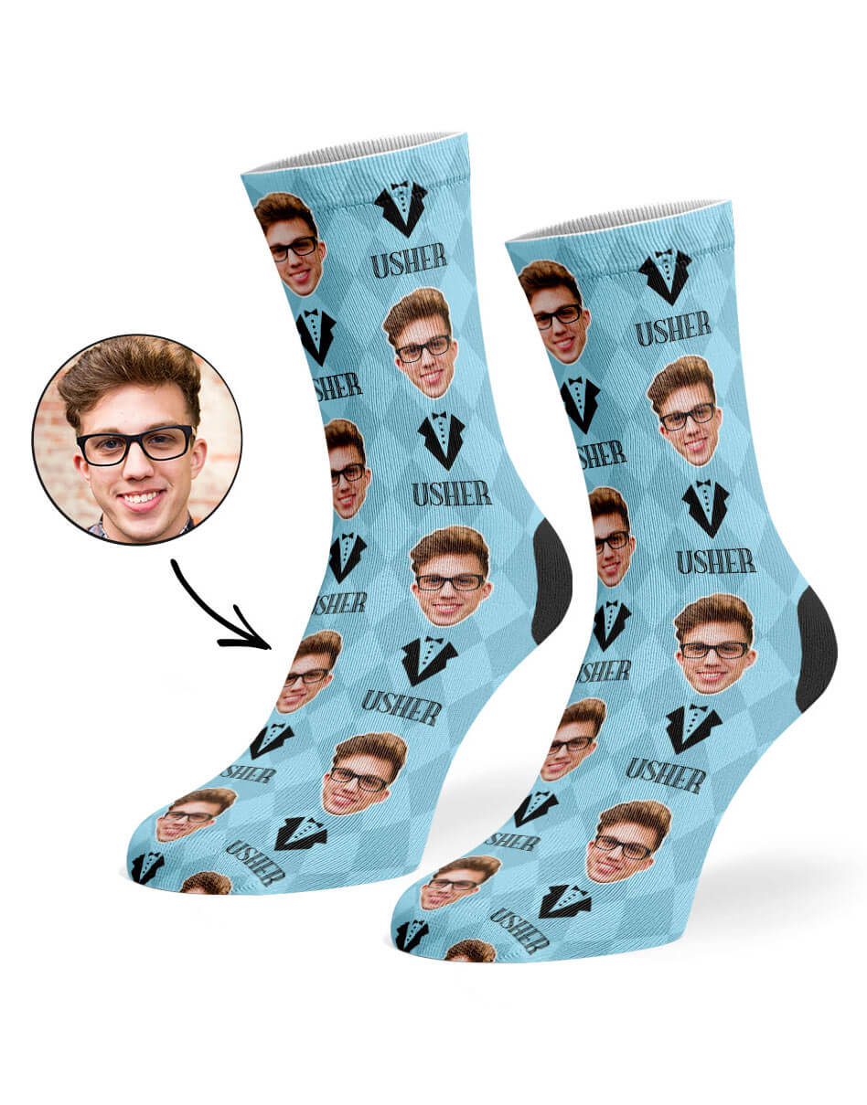 Personalised Usher Socks