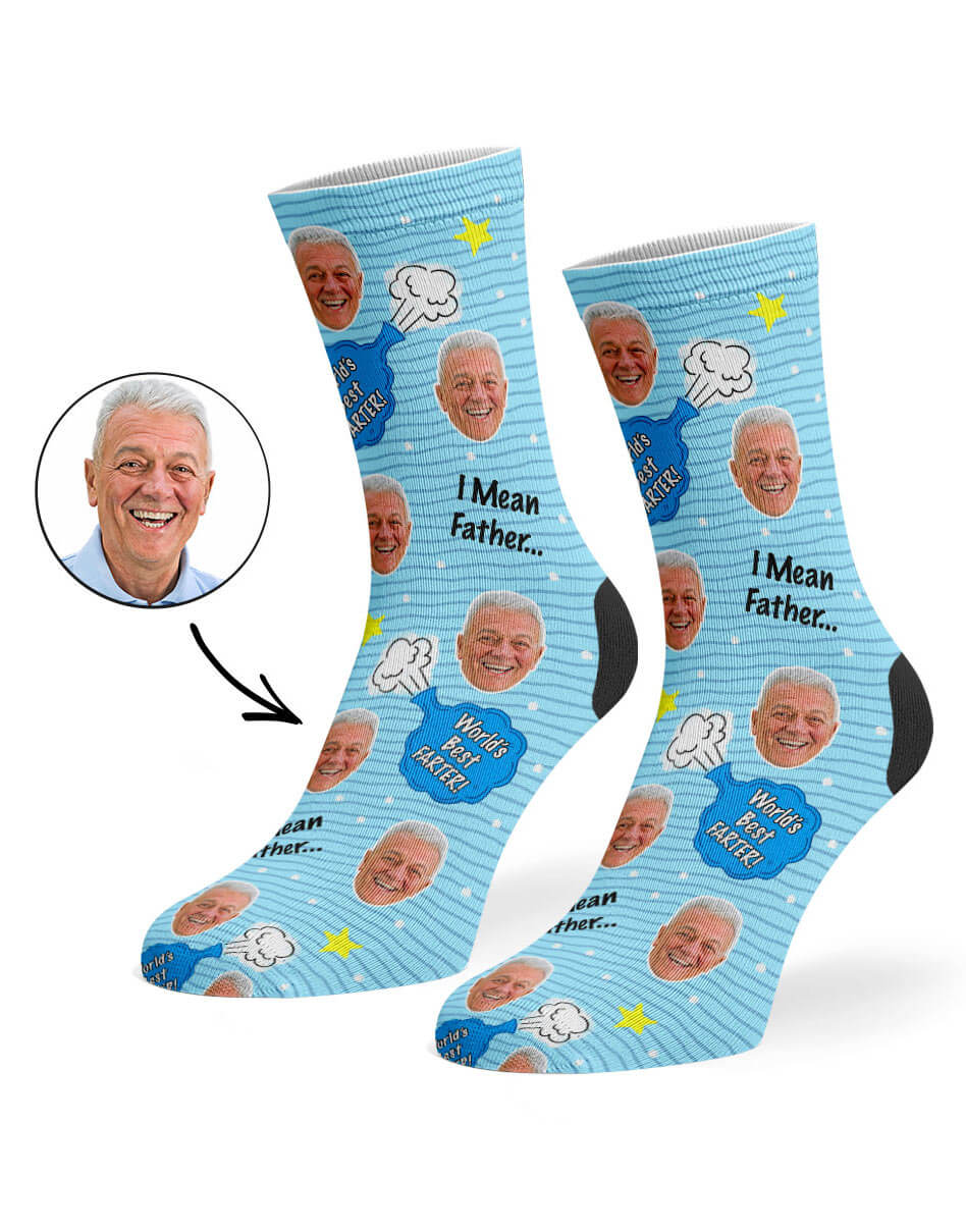 World's Best Farter Personalised Socks