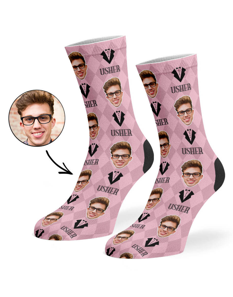 Usher Face Socks