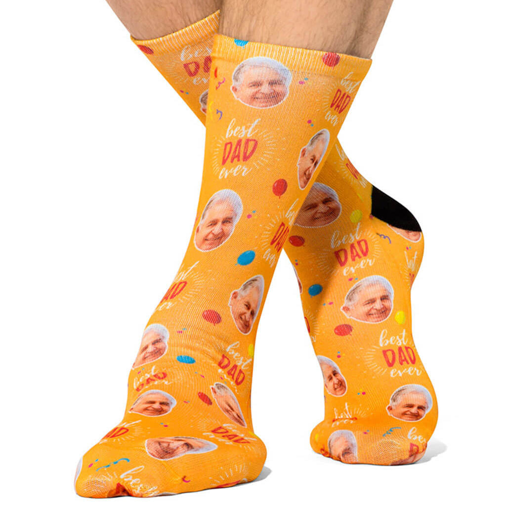 Personalised Balloons Best Dad Socks
