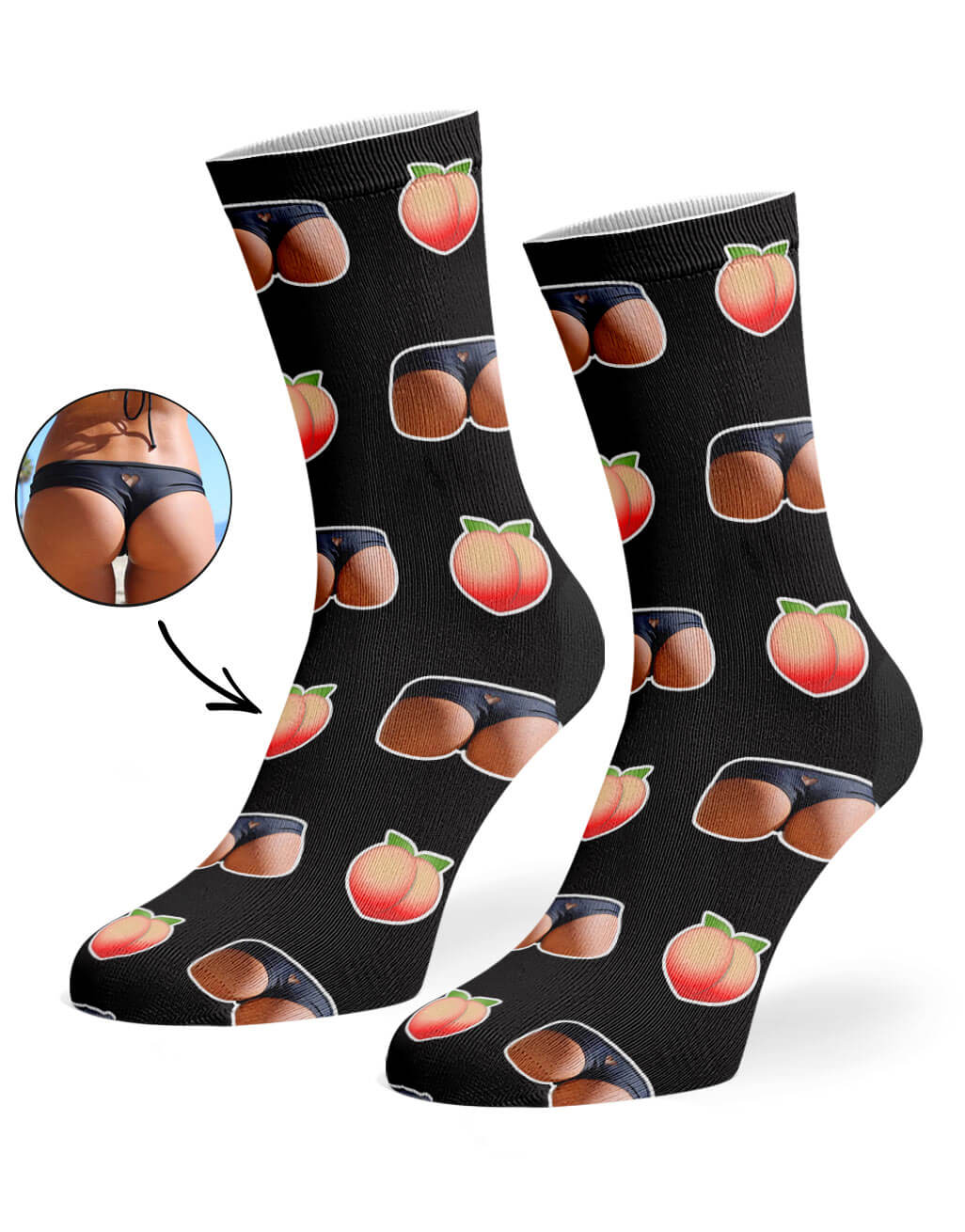 Your Booty On Personalised Socks