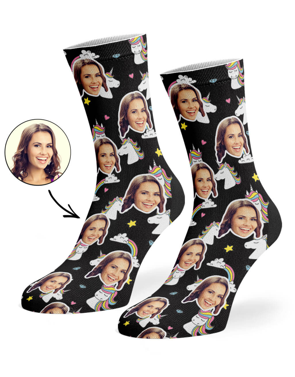 Rainbow Unicorn Cute Socks