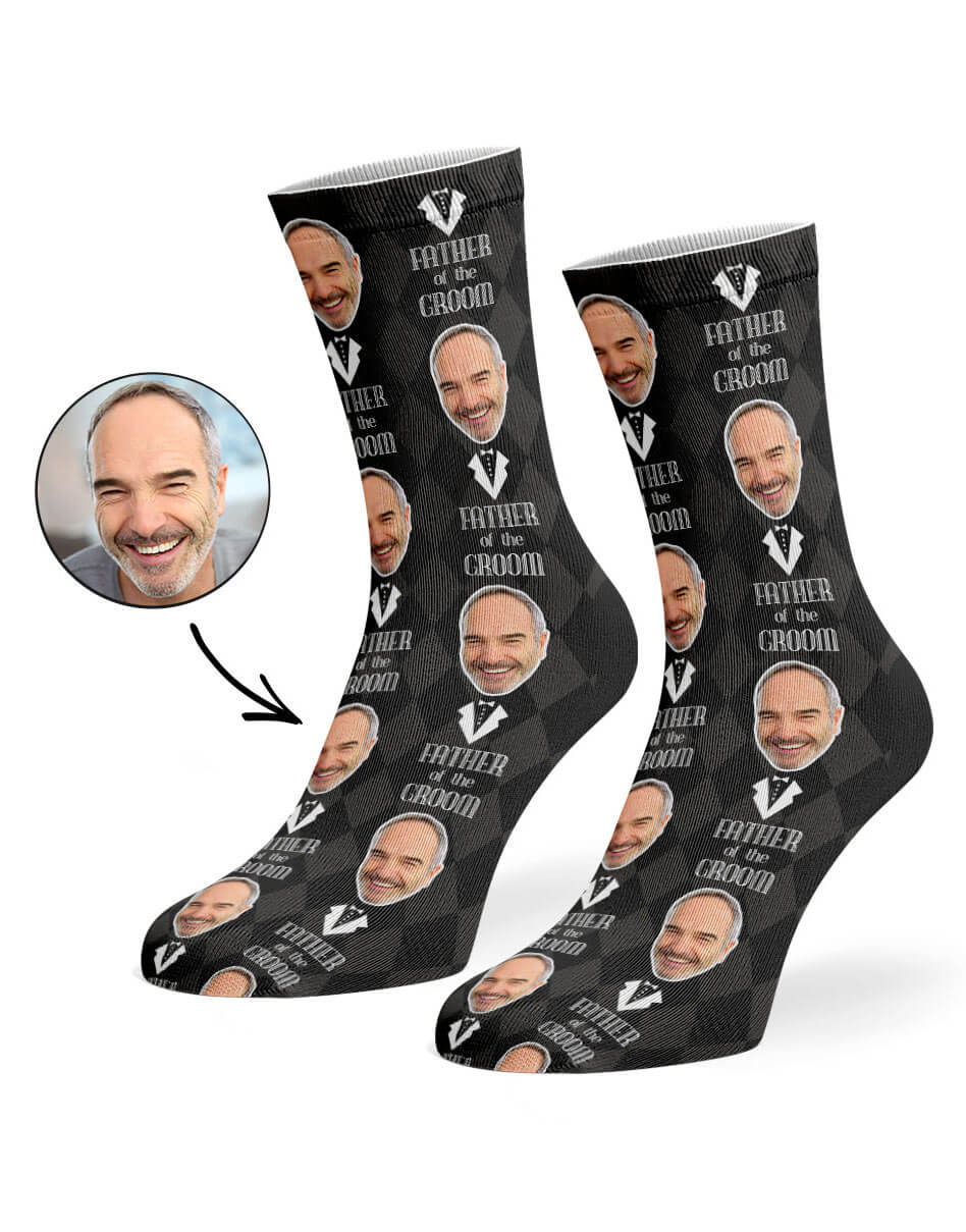 Personalised Father Of The Groom Socks