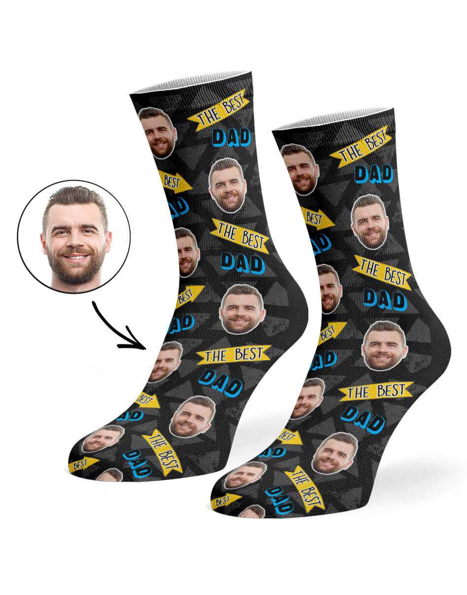 The Best Dad Personalised Socks