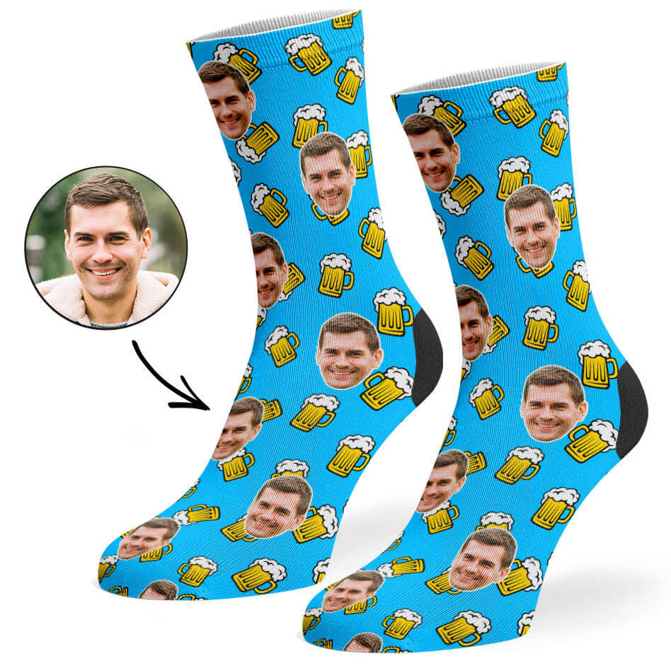 Unique Beer Face Socks