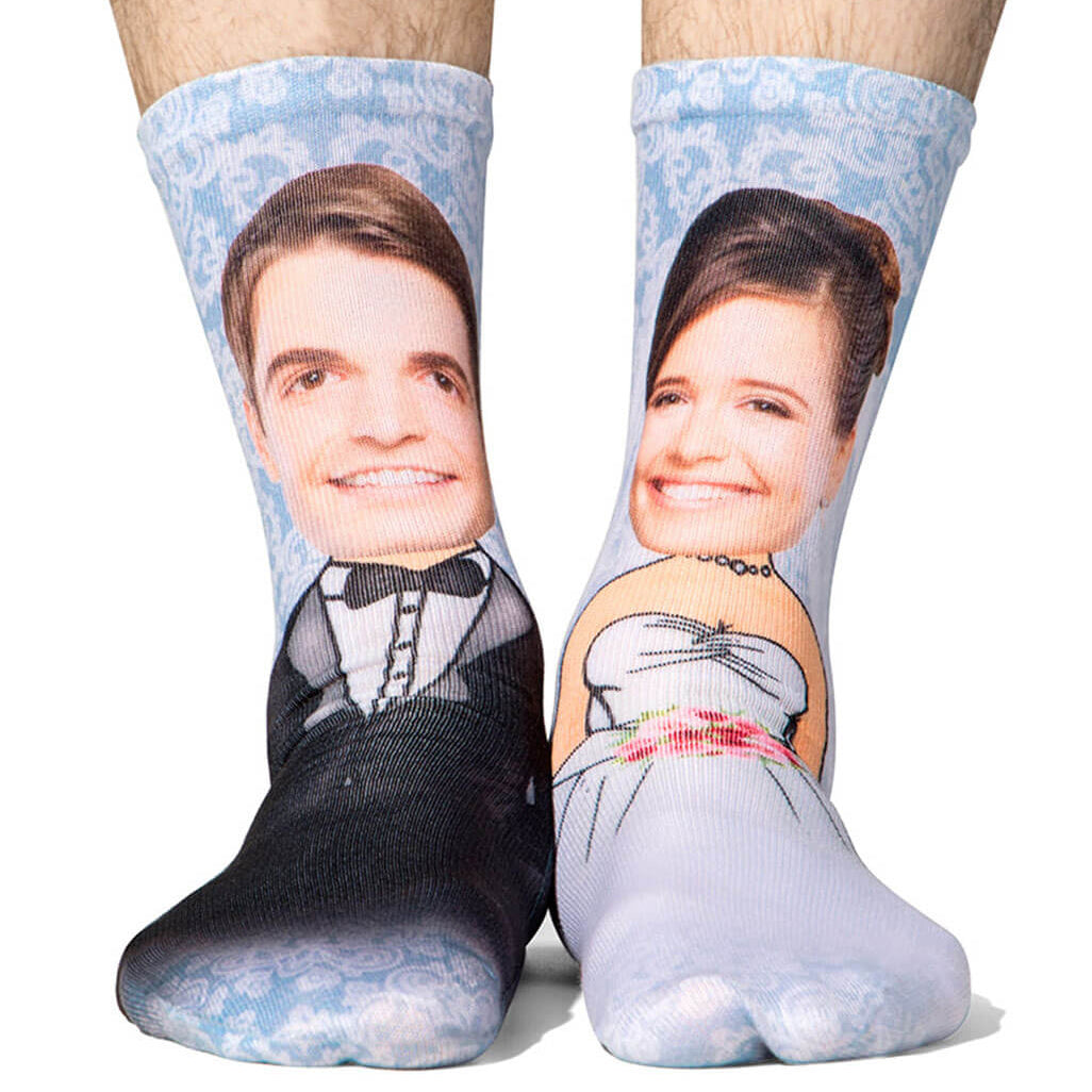 Bride & Groom Me Personalised Socks