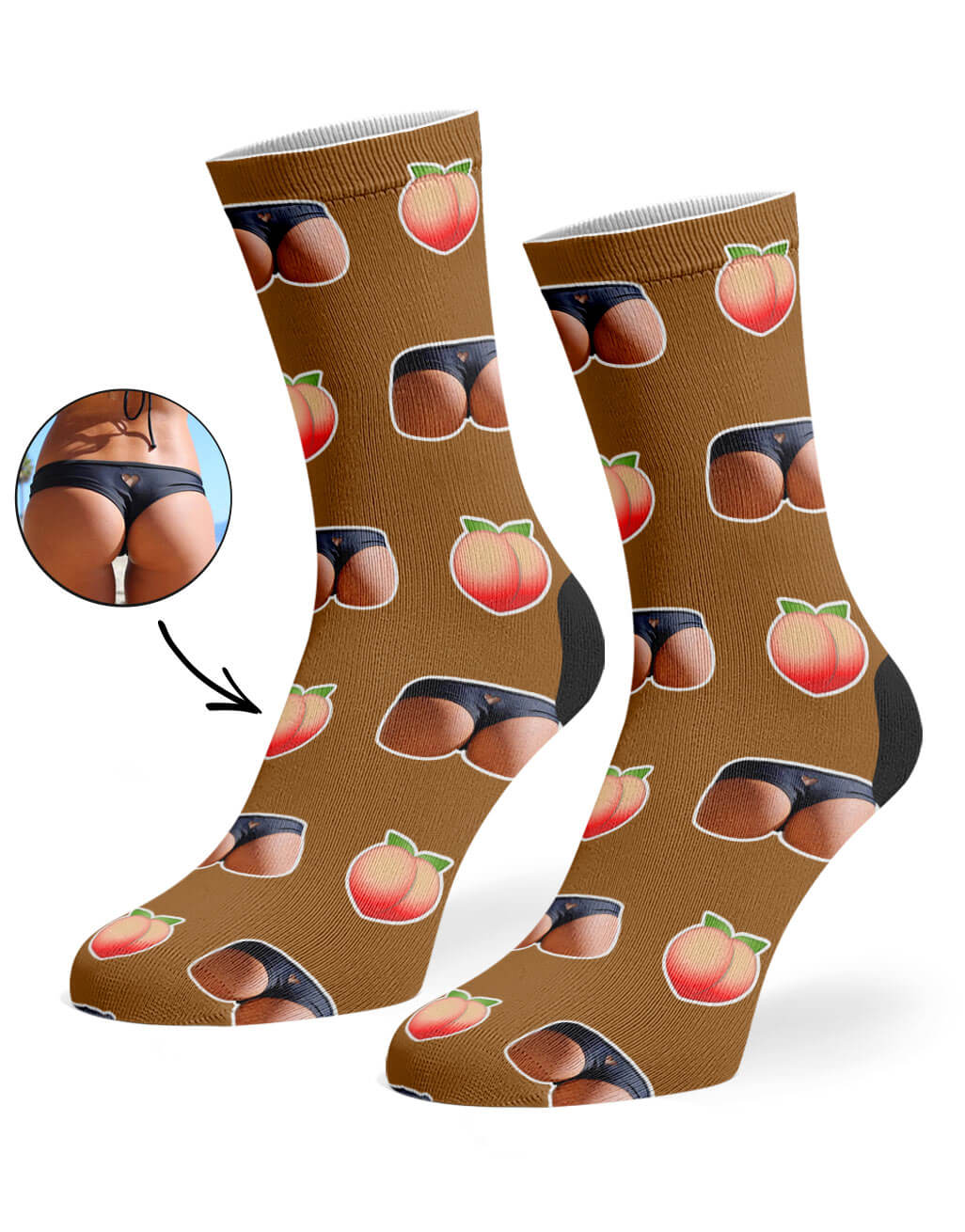 Booty Photo Socks