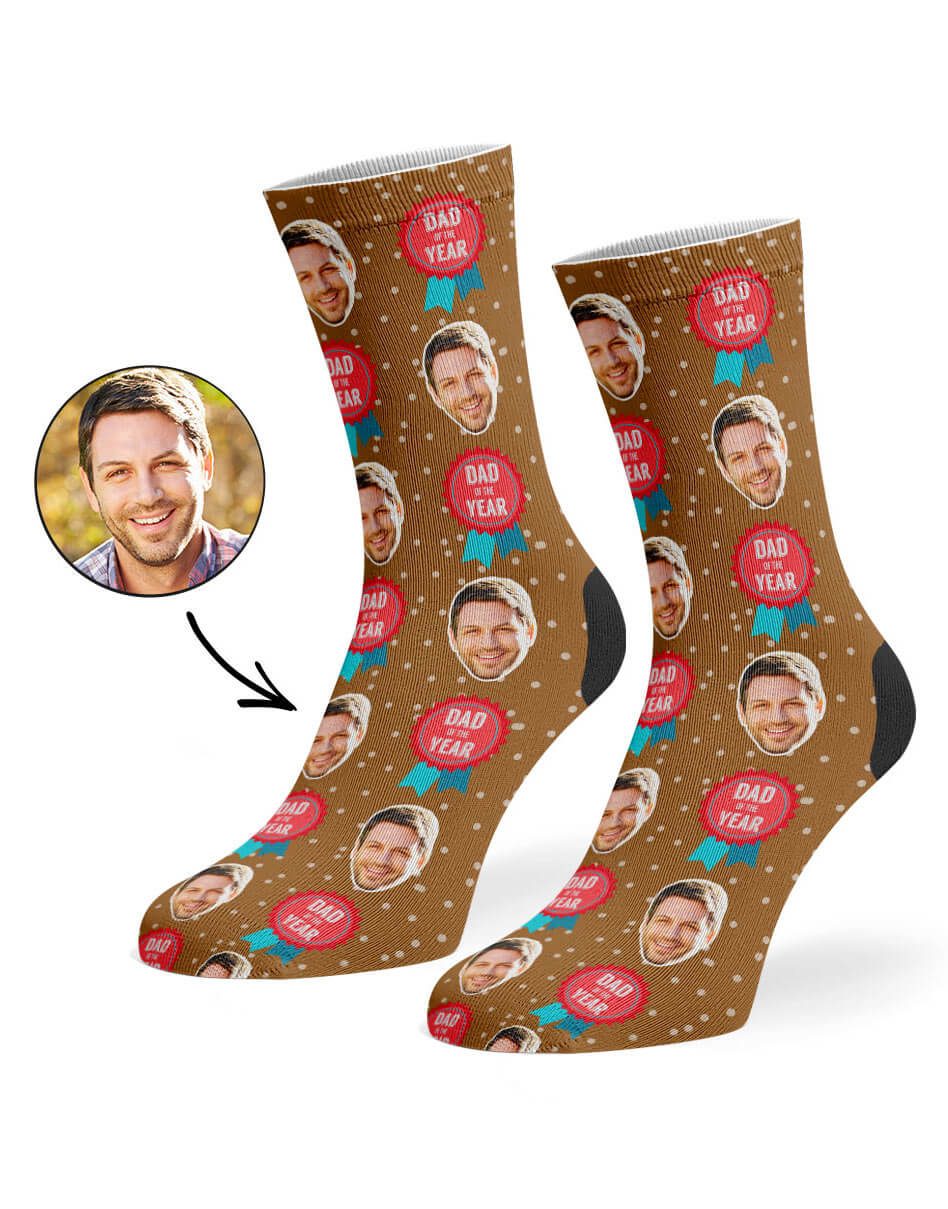 Dad Of The Year Socks Gift