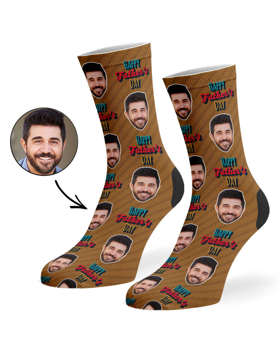 Father's Day Socks With Photo