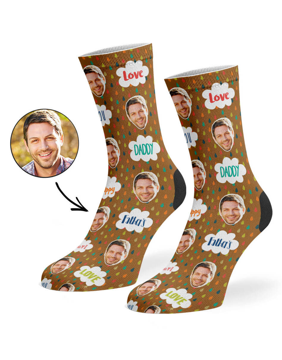 Love You Daddy Fathers Day Socks