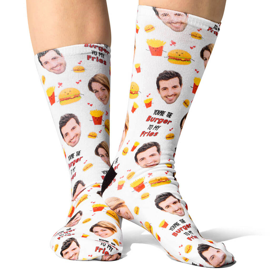 Burger To My Fries Socks