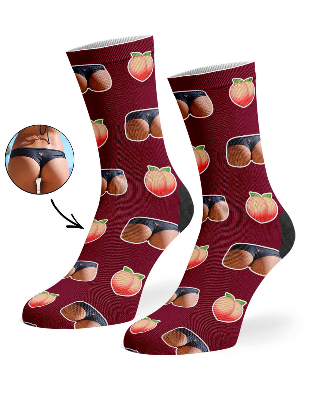 Your Booty On A Pair Of Socks