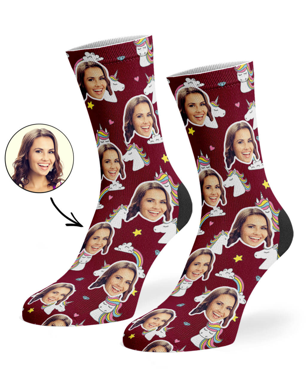 Rainbow Unicorn Gift Socks